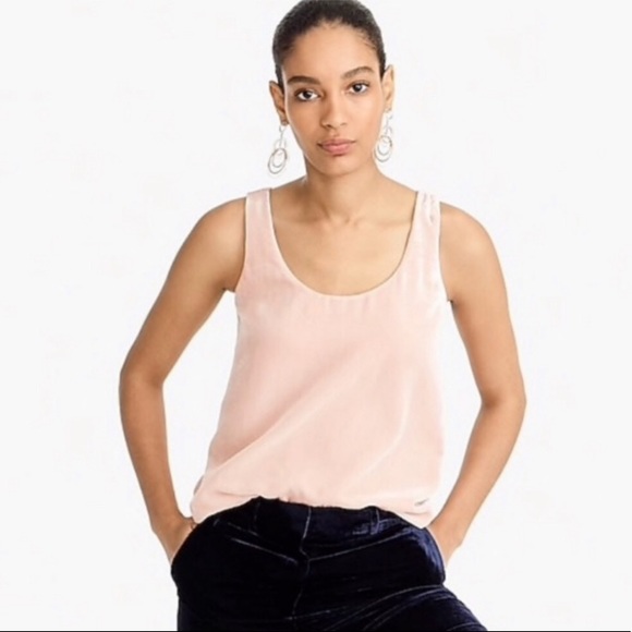 J. Crew Tops - J.Crew Pink Velvet Tank